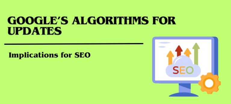 Understanding Google's Algorithms